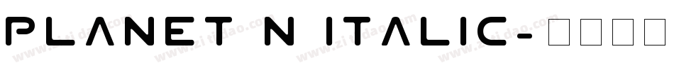 Planet N Italic字体转换